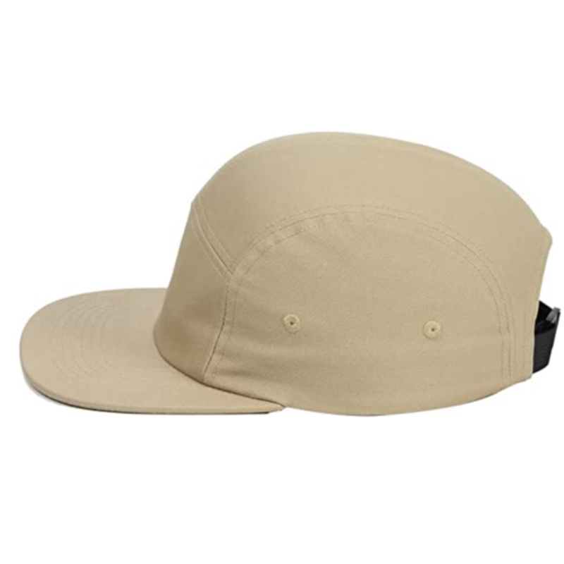 Logo 3D Embroidery logo personalizzato Nuovo disegno non strutturato a basso profilo camp bianco nylon 5 pannelli cappello