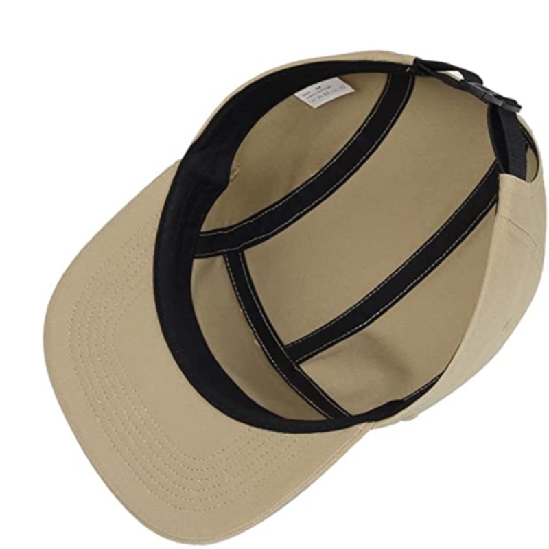 Logo 3D Embroidery logo personalizzato Nuovo disegno non strutturato a basso profilo camp bianco nylon 5 pannelli cappello