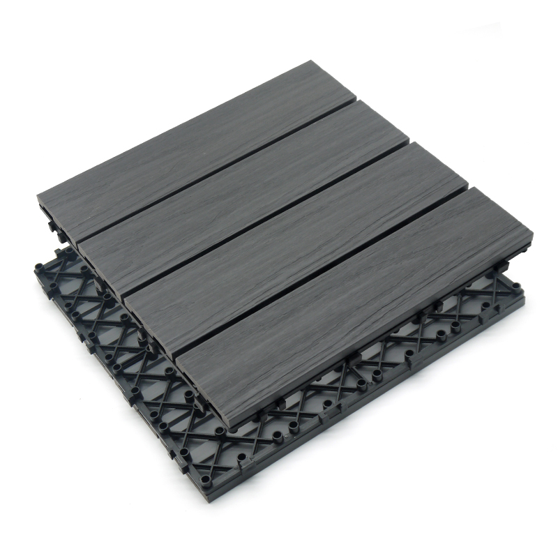 Produttore Impermeabile Anti-UV Esterno Decking WPC DIY Piastrelle Legno Plastica Composite Cina Piastrelle Bagno