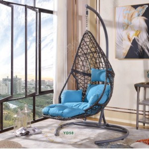 Di alta Qualità Colori multipli Esterni Indoor Rattan Patio Sedia Uovo Swing Sedia Appesa Patio Giardino Swing Chair