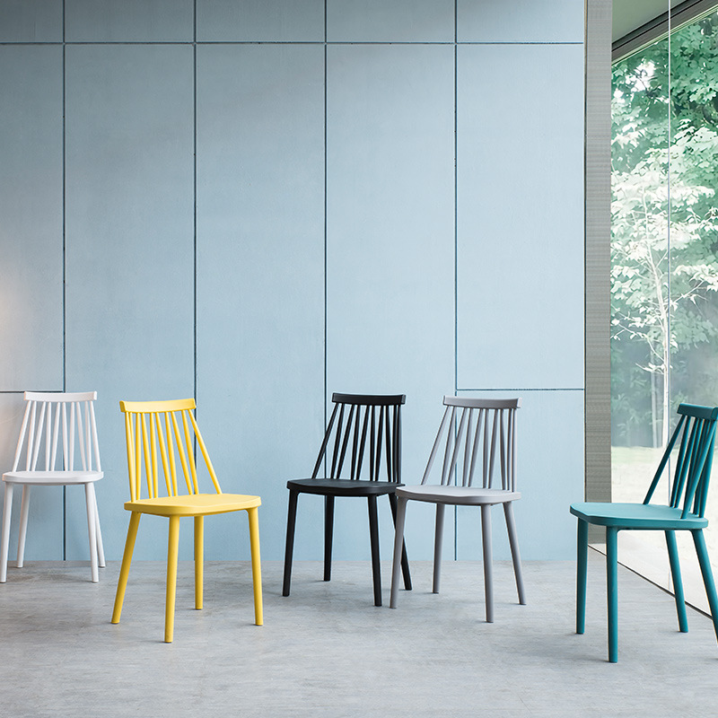 Nuovo Design Nordic Style Home Mobili PP Plastic Room Modern Cafe Dinning Chair Sedia Ristorante Da Vendita
