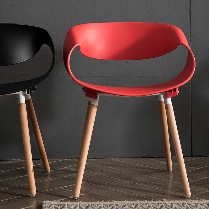 Sedia di plastica moderna ristorante per seggiolone da sedia da caffè di alta qualità