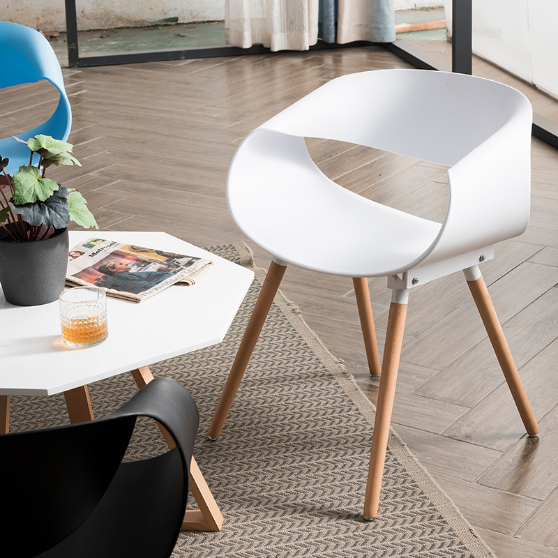 Sedia di plastica moderna ristorante per seggiolone da sedia da caffè di alta qualità