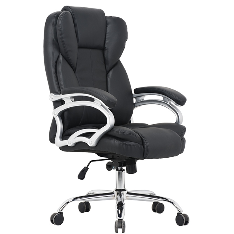 Regolabile nero classico executive pu china sedia da ufficio in pelle girevole di lusso Con bracciolo alto schienale Pu pelle