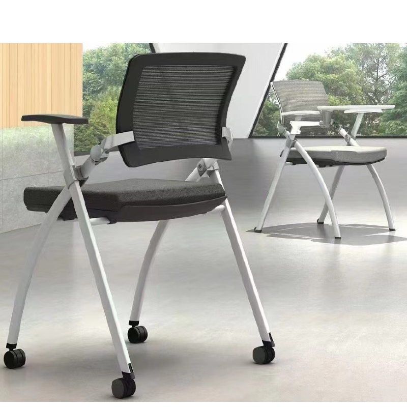 2022 Comode sedie di formazione della scuola studentesca di plastica con sedia ergonomica del braccio della tavoletta di scrittura