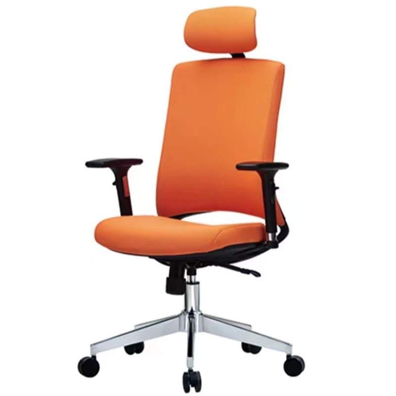 2022 Vendita calda elegante executive ergonomica sedia da ufficio in pelle alta schienale reclinabile sedia da ufficio in pelle