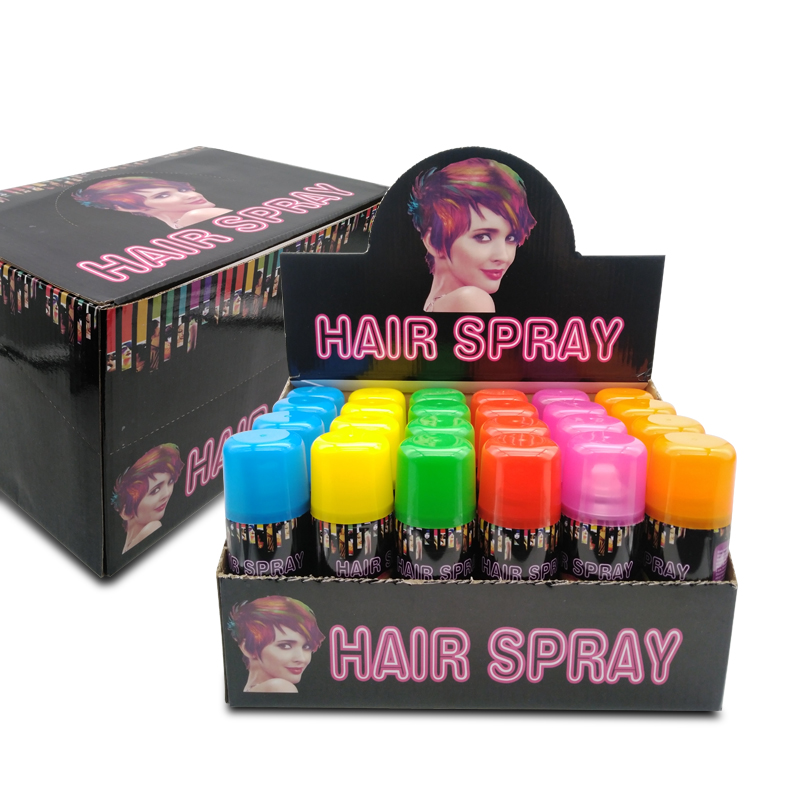 Colore dei capelli aerosol spray glitter colore dei capelli