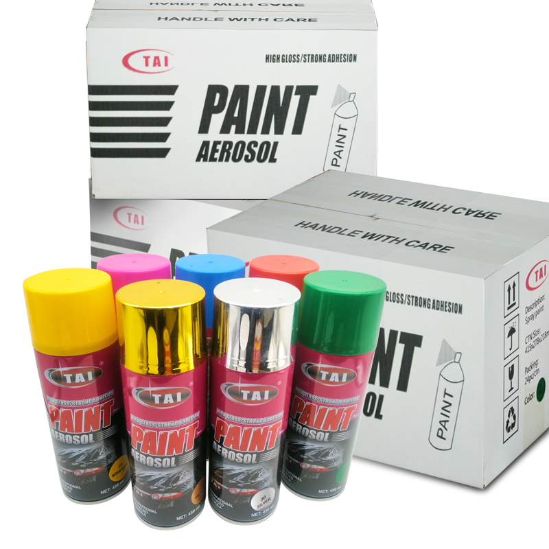 Vernice a spruzzo di colore di precisione Vernice a spruzzo cromata per plastica