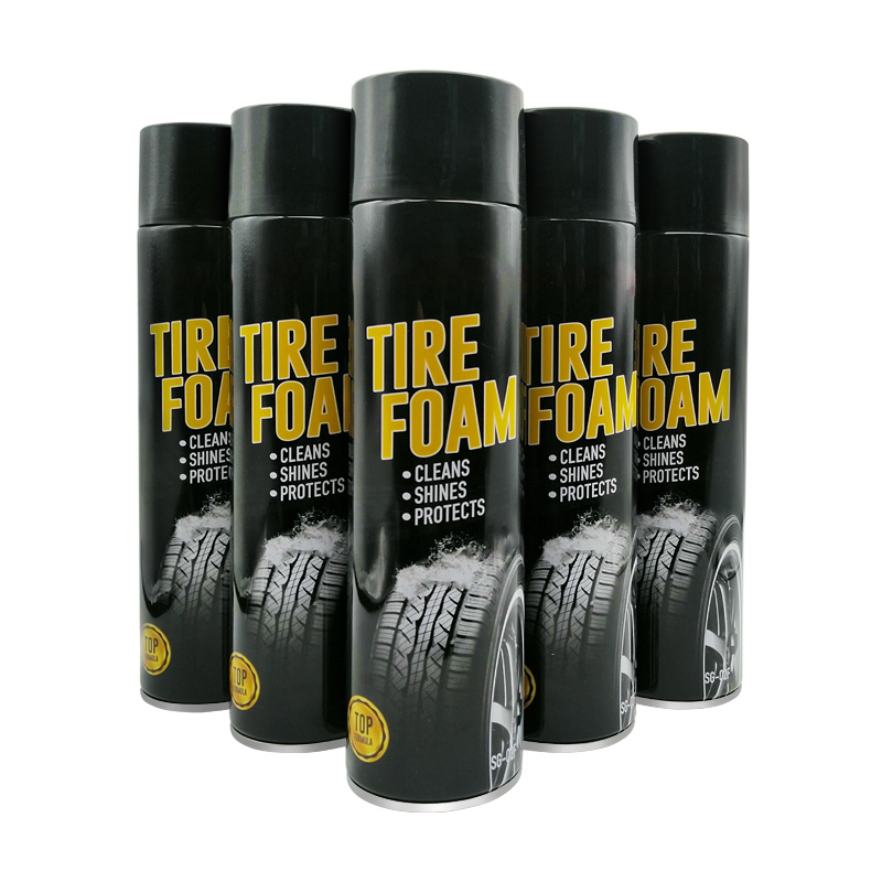 Gomme Shine Foam Cleaner Per Car Cleaner di lunga durata Lucido Lucido Polish Shine Protect