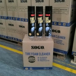 Gomme Shine Foam Cleaner Per Car Cleaner di lunga durata Lucido Lucido Polish Shine Protect