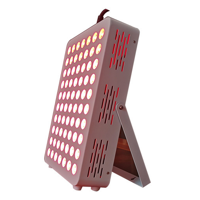 Dispositivo di terapia con luce rossa, luce rossa a 660nm e terapia a LED a LED a infrarossi da 850 Nm, con timer e telecomando, dispositivo di scarico del dolore muscolare, terapia a LED a LED a infrarossi del viso