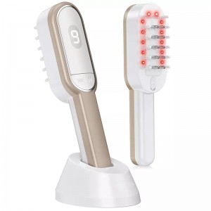 Oabes Cuccio di pettinatura per la crescita laser Pelp Cantosa del cuoio capelluto Massager Prevenzione della perdita di capelli per la perdita di peli multifunzionale Ione per la cura del pettine del pettine pettine.