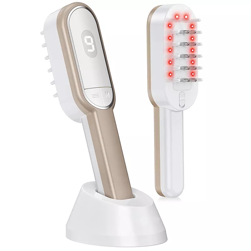 Oabes Cuccio di pettinatura per la crescita laser Pelp Cantosa del cuoio capelluto Massager Prevenzione della perdita di capelli per la perdita di peli multifunzionale Ione per la cura del pettine del pettine pettine.