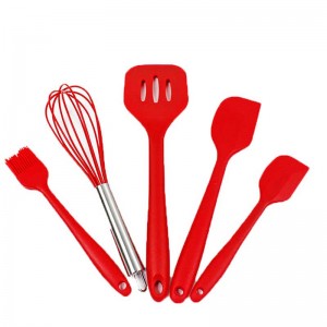 Set di utensili da cucina da cucina in silicone strumenti per teratura cucina cucina utensili da cucina alimentare
