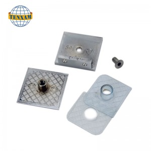 Morsetto di fissaggio a doppio foro camberò 0 gradi