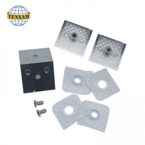 Morsetto di fissaggio a 90 gradi a doppio lato