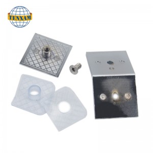 Morsetto di fissaggio a 135 gradi curvi a singolo lato