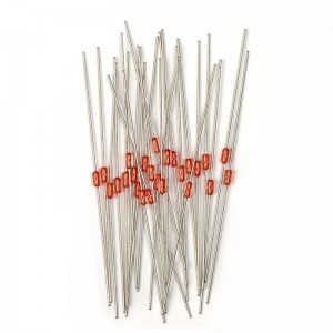 MF58 Misurazione NTC Termistore NTC Misurazione della temperatura del termistore rivestito in vetro in vetro