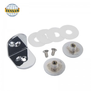 Sfera 90 gradi doppia clip di fissaggio