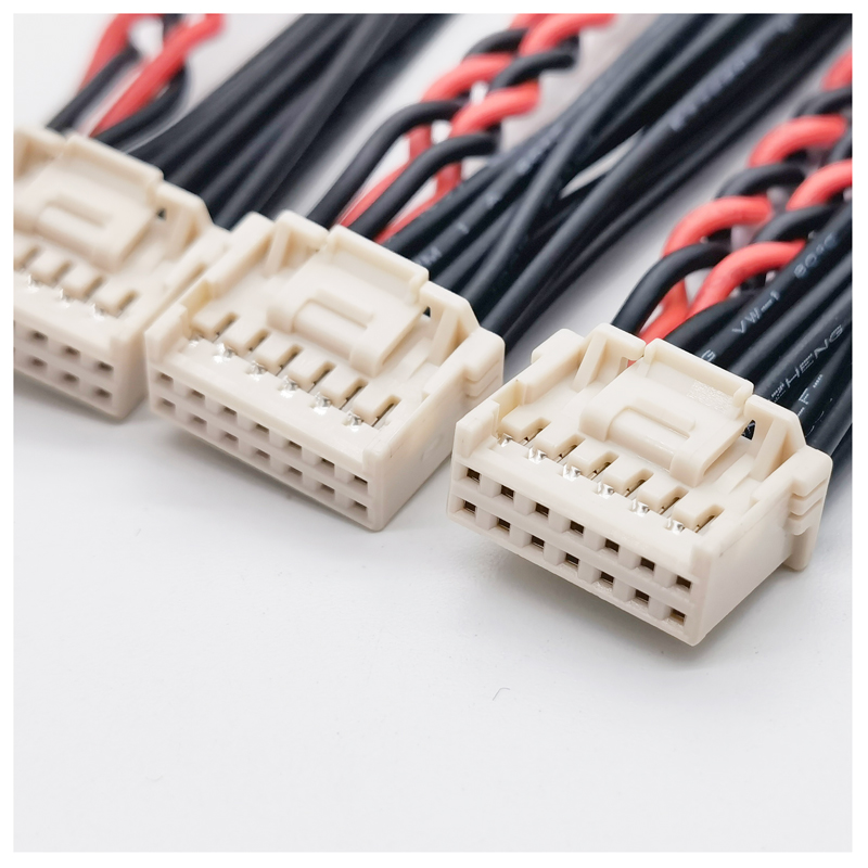 Linea del terminale Molex 501646-1400 Filo del cablaggio a doppia riga 2,0 mm Connettore motore a rulli robot personalizzazione del cavo