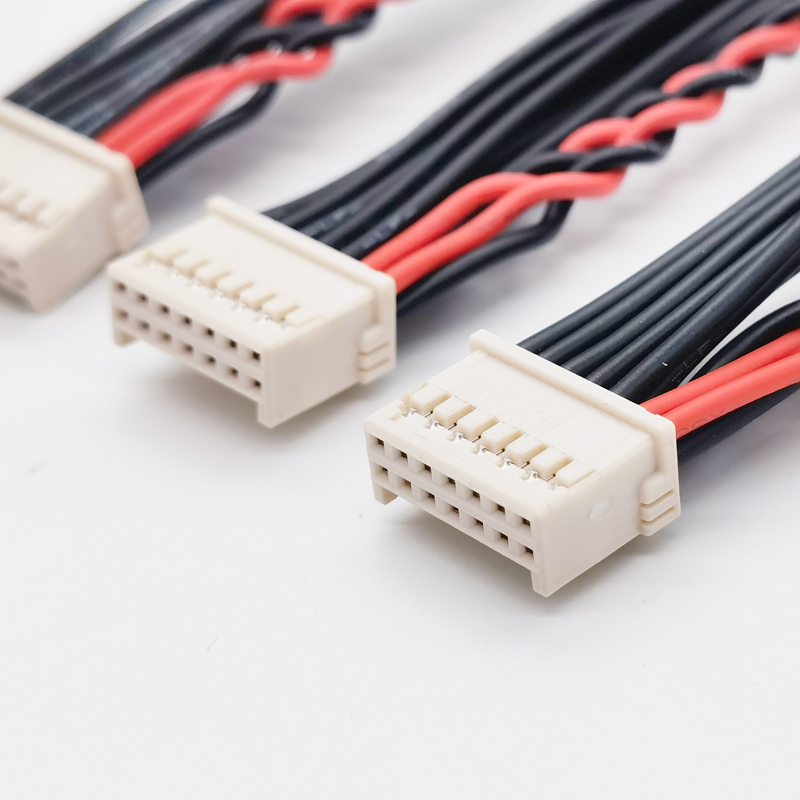 Linea del terminale Molex 501646-1400 Filo del cablaggio a doppia riga 2,0 mm Connettore motore a rulli robot personalizzazione del cavo