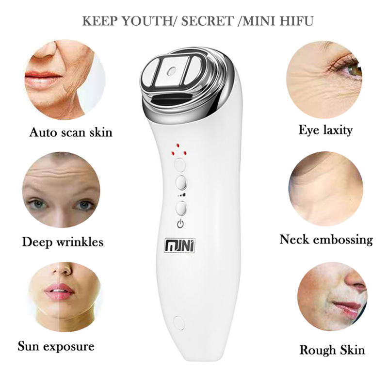 2022 Nuova macchina Hifu portatile per viso mini dispositivo hifu riscaldata Hifu Macchina del viso Women Neck Oyes Occhi