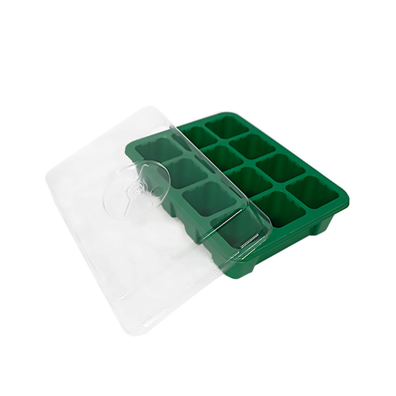 Plastic PS Mini Green House Seed Nursery Vestery, vassoio di germinazione all'ingrosso con cupola/base