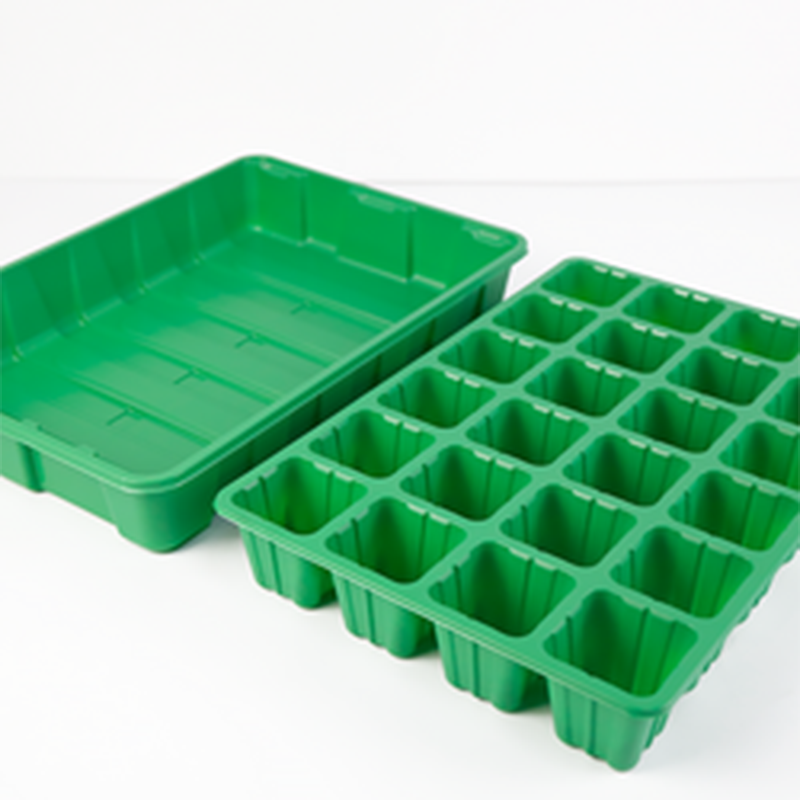 Plastic PS Mini Green House Seed Nursery Vestery, vassoio di germinazione all'ingrosso con cupola/base