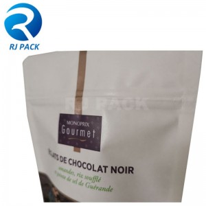 Stampa digitale all\'ingrosso Kraft Paper Doypack con cerniera