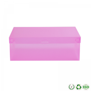 Confezionamento di scarpa da scarpa pieghevole in plastica chiara realizzata su misura imballaggio