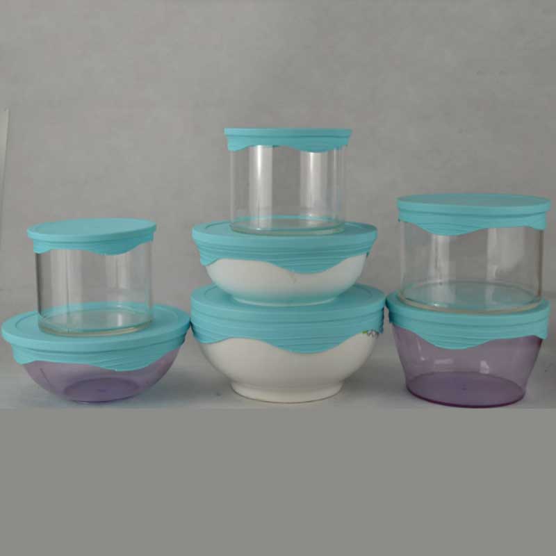 Coperchio di copertura alimentare ecologica eco -silicone tappo per alimenti per alimenti per barattola per contenitore per contenitore copritellino silicone.