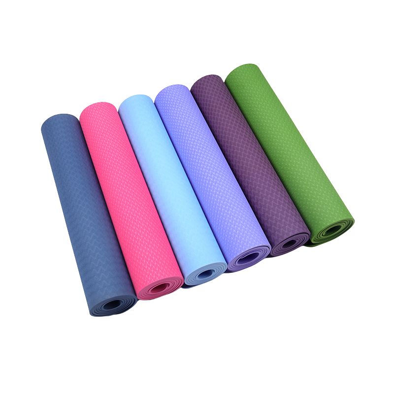 Spessore per tappetini yoga all'ingrosso (4/6/8mm) MAT di fitness Mat di fitness tappetino per l'ambientenon slip tappetino da yoga ad alta densità, adatto a yoga domestico, esercizio fisico, pilates.