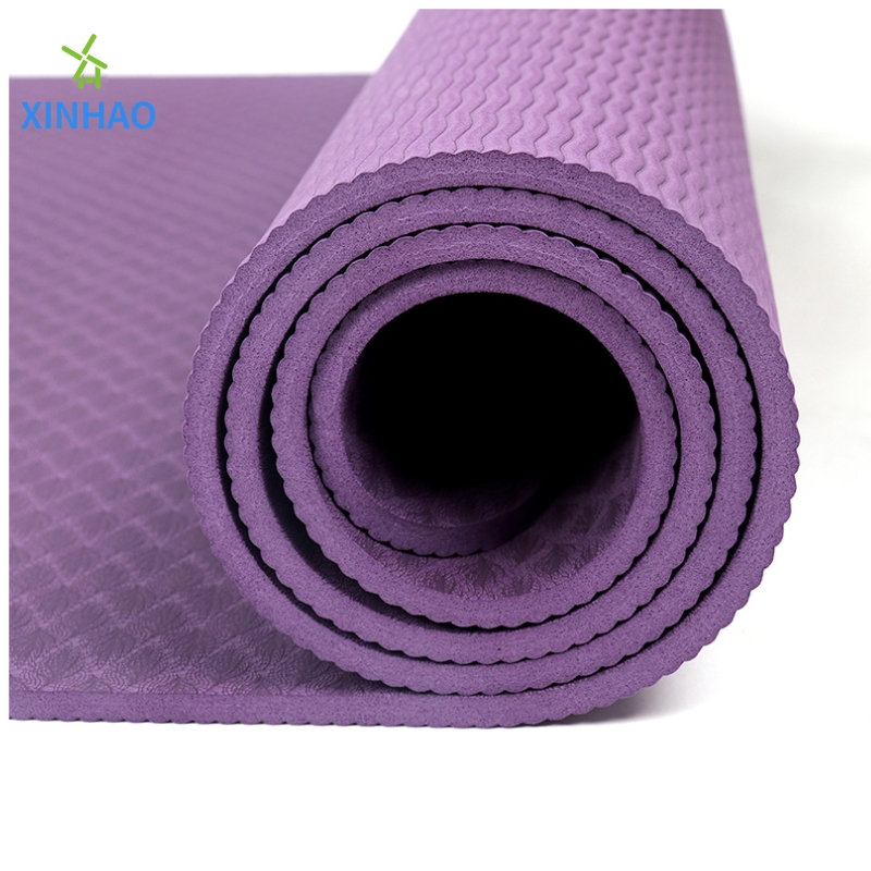 Spessore per tappetini yoga all'ingrosso (4/6/8mm) MAT di fitness Mat di fitness tappetino per l'ambientenon slip tappetino da yoga ad alta densità, adatto a yoga domestico, esercizio fisico, pilates.