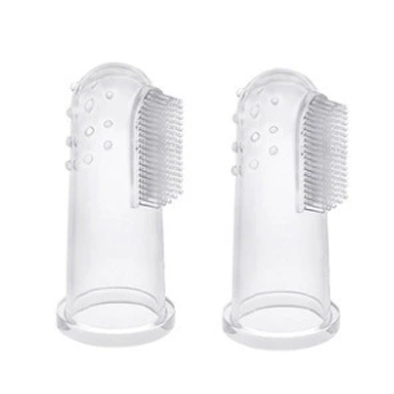 Spazzuccio da denti da denti perneonati in silicone setola morbida.