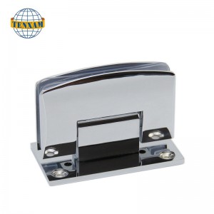 Cerniera da parete da parete a 90 gradi in vetro in lega di zinco bagni da doccia in vetro