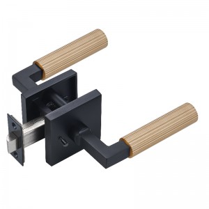 S7132 blocco della porta quadrata moderna di alta qualità, manico a leva della porta del design moderno pesante