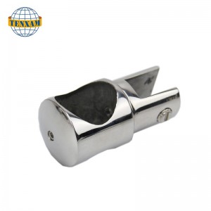 Connettore di supporto per tubo di zinco di zinco regolabile