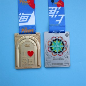 Medaglie di combinazione di scudo di rame d\'argento in leghe in lega di zinco