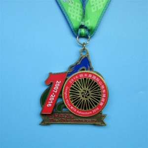 Commemorano le grandi medaglie di placcatura antiche di grandi uomini