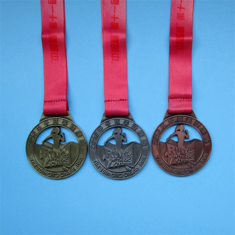 Medaglie sportive enastri per la corsa di medaglie Sport Running