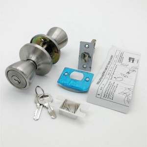 2506 manopola della porta interna in manopola della porta cromata satinata con chiusura e tastiera tastiera manopola 1 pacchetto