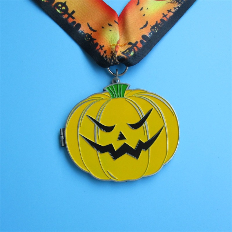 Interessanti medaglie di metallo personalizzate regalo per le vacanze di Halloweennatalizio festival metallico medaglie metalliche