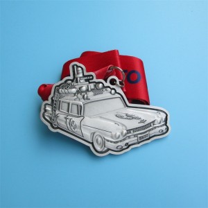 Virtual Run Medal Design dell\'auto Design 3D Metal Gold Medal Sports Medal personalizzato