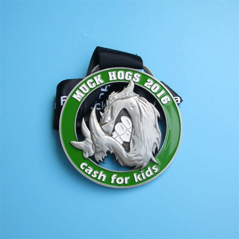 Medaglie personalizzate Corsa per bambini Cut Out Hollow Medaglie