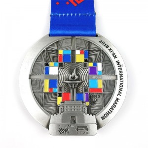 Design cool rimovibile mondiale marathon premi medaglie di medaglie medaglie metalliche