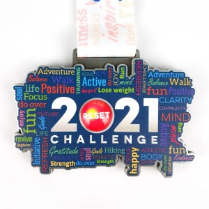 Costallazione di design personalizzata di alta qualità Ammetti Medal Gold Medal