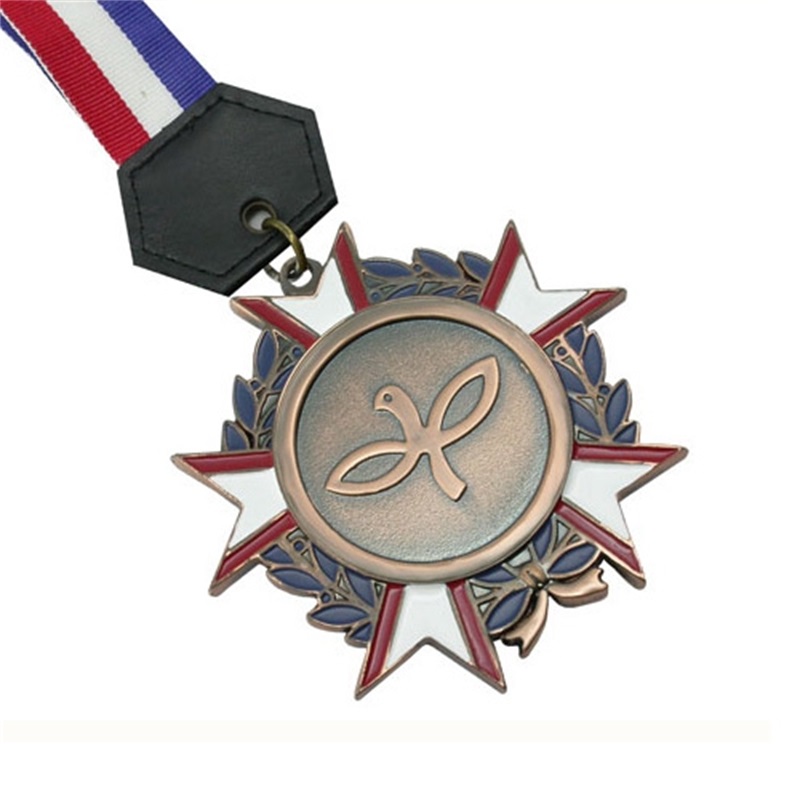 Medaglia d'argento antichinuovi premi maratona medaglie sportive enastri