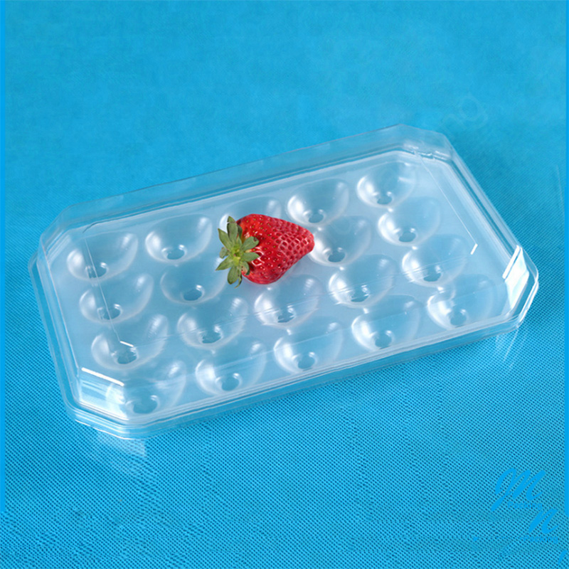Scatola di imballaggio a blister per blister in plastica in plastica usa e getta all'ingrosso con coperchio
