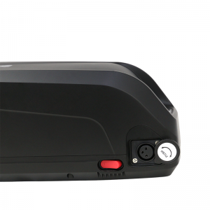 Batteria per bici elettriche a tubo verso il tubo 52V 48V 48V 36V ione di litio per biciclette elettriche in bicicletta