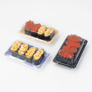 Wholesale Takeway Eco Friendly usa ecologico in plastica di plastica giapponese Sushi Box